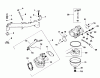 Toro 30544 (117/120) - 44" Side Discharge Mower, Groundsmaster 117/120, 1992 (200001-299999) Ersatzteile CARBURETOR-ENGINE KOHLER MODEL NO. M18QS-24657