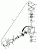 Toro 30544 (117/120) - 44" Side Discharge Mower, Groundsmaster 117/120, 1992 (200001-299999) Ersatzteile CUTTING UNIT MODEL NO. 30544 RIGHT ANGLE DRIVE HEAD NO. 54-2320