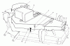 Toro 30544 (117/120) - 44" Side Discharge Mower, Groundsmaster 117/120, 1992 (200001-299999) Ersatzteile CUTTING UNIT MODEL NO. 30747 #2