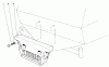 Toro 30544 (117/120) - 44" Side Discharge Mower, Groundsmaster 117/120, 1992 (200001-299999) Ersatzteile CUTTING UNIT MODEL NO. 30768 REAR WEIGHT (OPTIONAL)