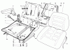 Toro 30544 (117/120) - 44" Side Discharge Mower, Groundsmaster 117/120, 1992 (200001-299999) Ersatzteile DELUXE SUSPENSION SEAT MODEL NO. 30756 (OPTIONAL)