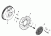Toro 30544 (117/120) - 44" Side Discharge Mower, Groundsmaster 117/120, 1992 (200001-299999) Ersatzteile FLYWHEEL-ENGINE KOHLER MODEL NO. M18QS-24657
