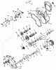 Toro 30544 (117/120) - 44" Side Discharge Mower, Groundsmaster 117/120, 1992 (200001-299999) Ersatzteile GEAR REDUCTION & DIFFERENTIAL NO. 1310-001A