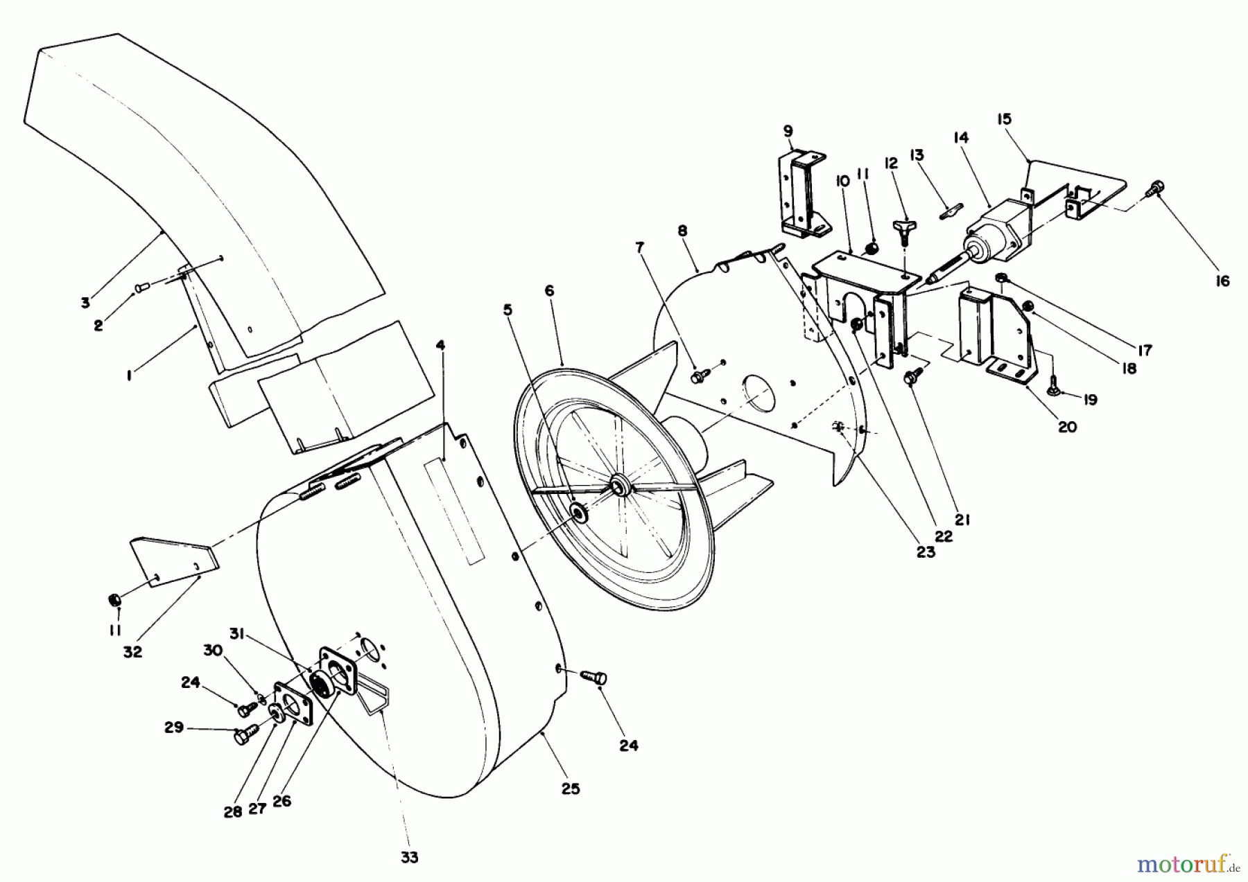 Toro Neu Mowers, Deck Assembly Only 30544 (117/120) - Toro 44