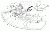 Toro 30544 (120) - 44" Side Discharge Mower, Groundsmaster 120, 1985 (500001-599999) Ersatzteile CUTTING UNIT MODEL NO. 30544 #2