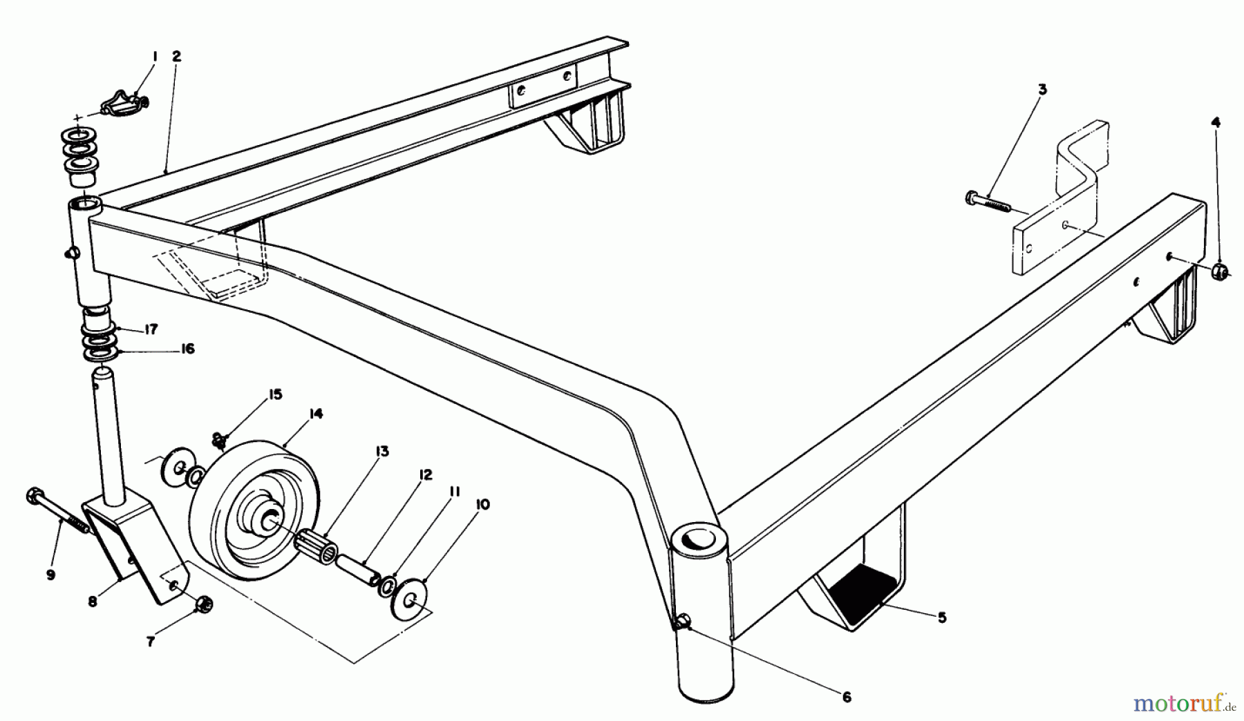 Toro Neu Mowers, Deck Assembly Only 30544 (120) - Toro 44