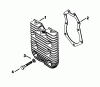 Toro 30544 (120) - 44" Side Discharge Mower, Groundsmaster 120, 1985 (500001-599999) Ersatzteile CYLINDER HEAD-ENGINE MODEL NO. KT17QS TYPE NO. 24324
