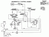Toro 30544 (120) - 44" Side Discharge Mower, Groundsmaster 120, 1985 (500001-599999) Ersatzteile ELECTRICAL SCHEMATIC