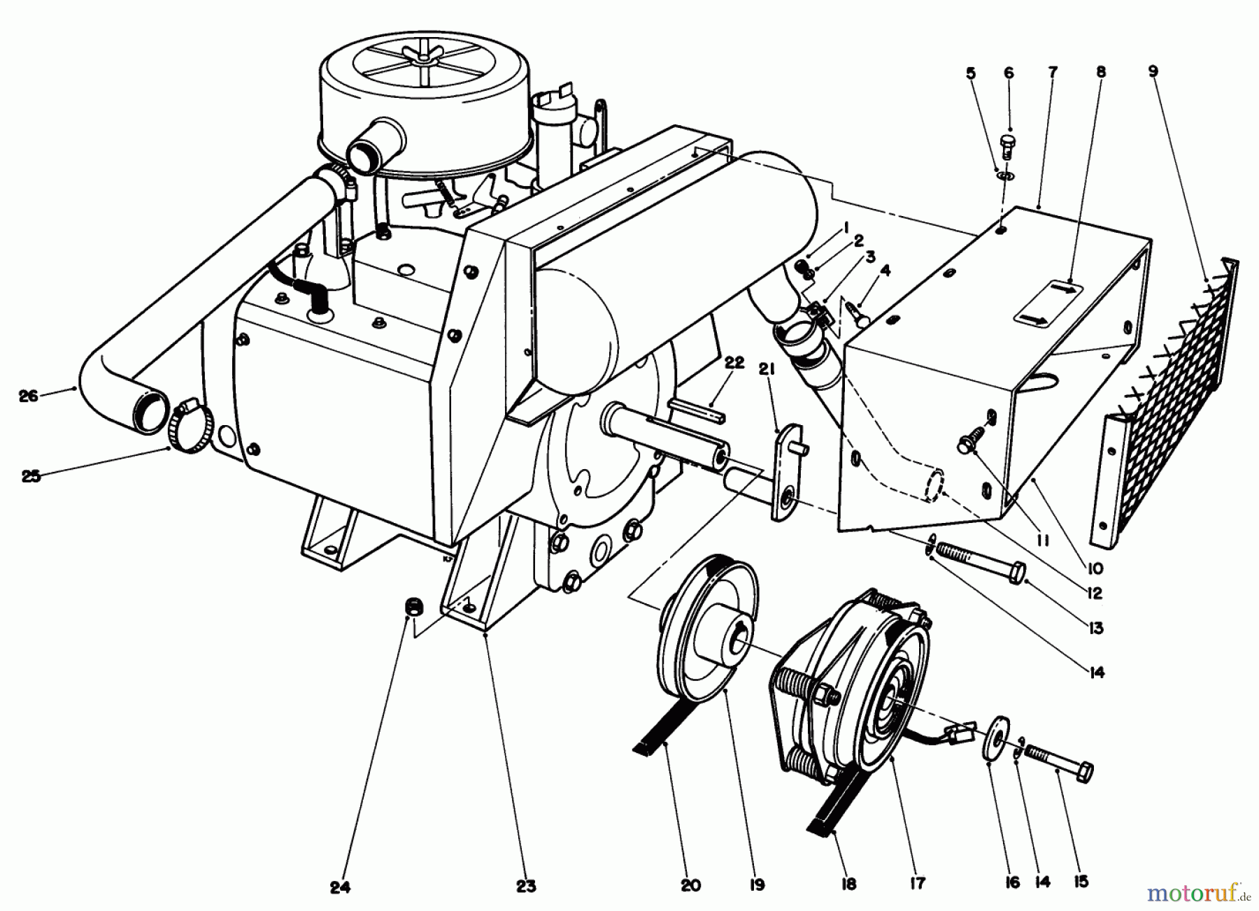 Toro Neu Mowers, Deck Assembly Only 30544 (120) - Toro 44