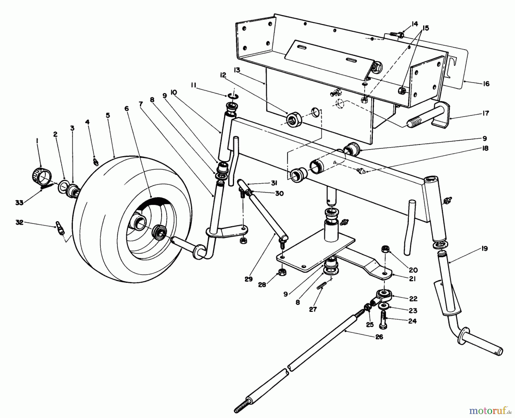 Toro Neu Mowers, Deck Assembly Only 30544 (120) - Toro 44