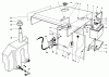 Toro 30544 (120) - 44" Side Discharge Mower, Groundsmaster 120, 1985 (500001-599999) Ersatzteile HOOD-GAS HYDRAULIC TANK ASSEMBLY