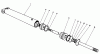 Toro 30544 (120) - 44" Side Discharge Mower, Groundsmaster 120, 1985 (500001-599999) Ersatzteile HYDRAULIC LIFT CYLINDER NO. 540150
