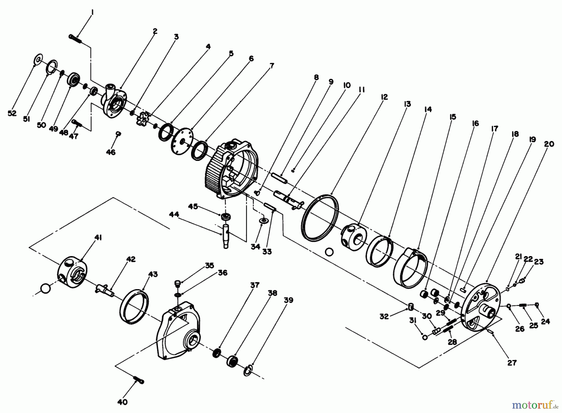 Toro Neu Mowers, Deck Assembly Only 30544 (120) - Toro 44