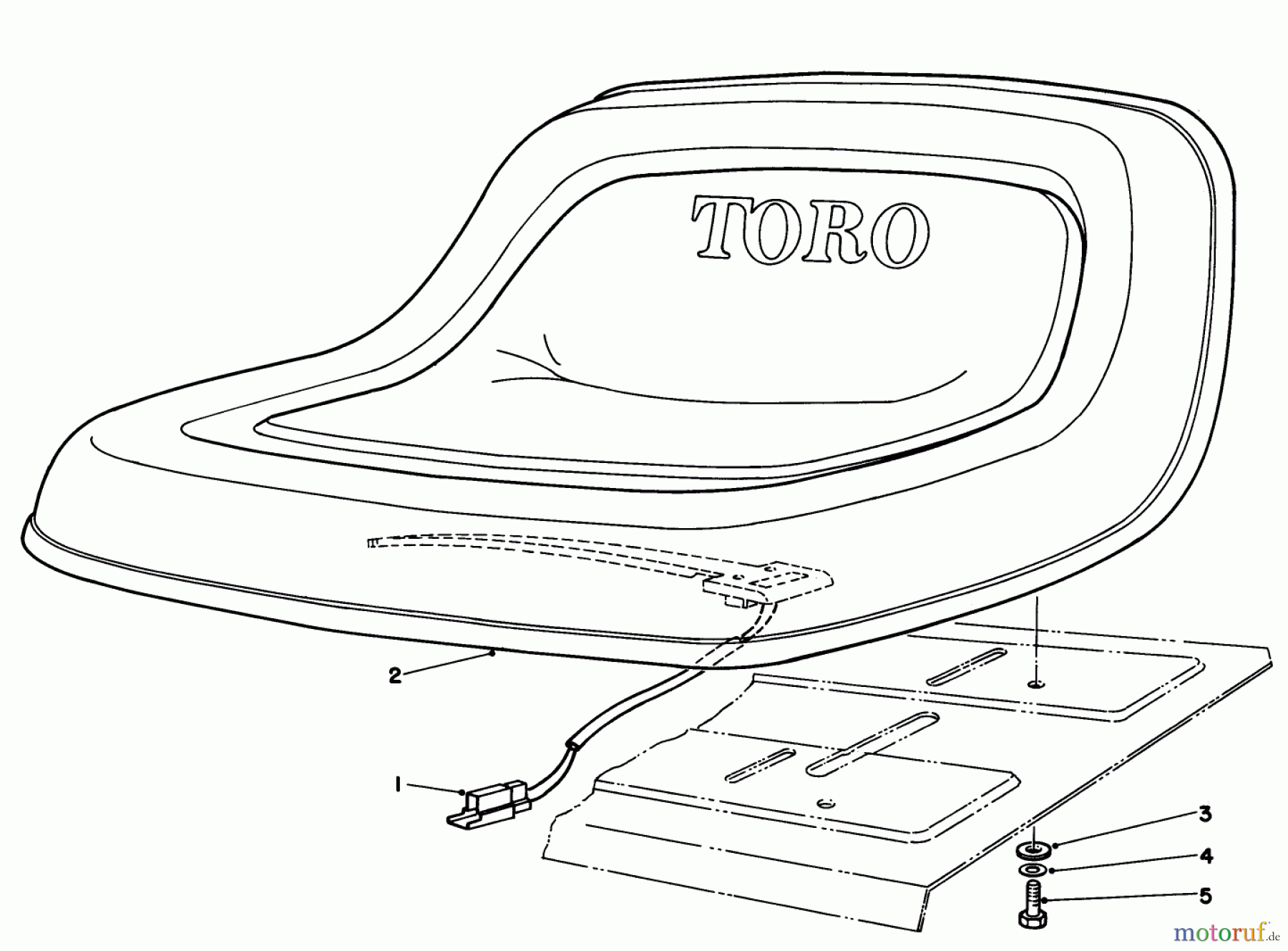 Toro Neu Mowers, Deck Assembly Only 30544 (120) - Toro 44