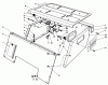 Toro 30544 (120) - 44" Side Discharge Mower, Groundsmaster 120, 1985 (500001-599999) Ersatzteile SEAT SUPPORT ASSEMBLY
