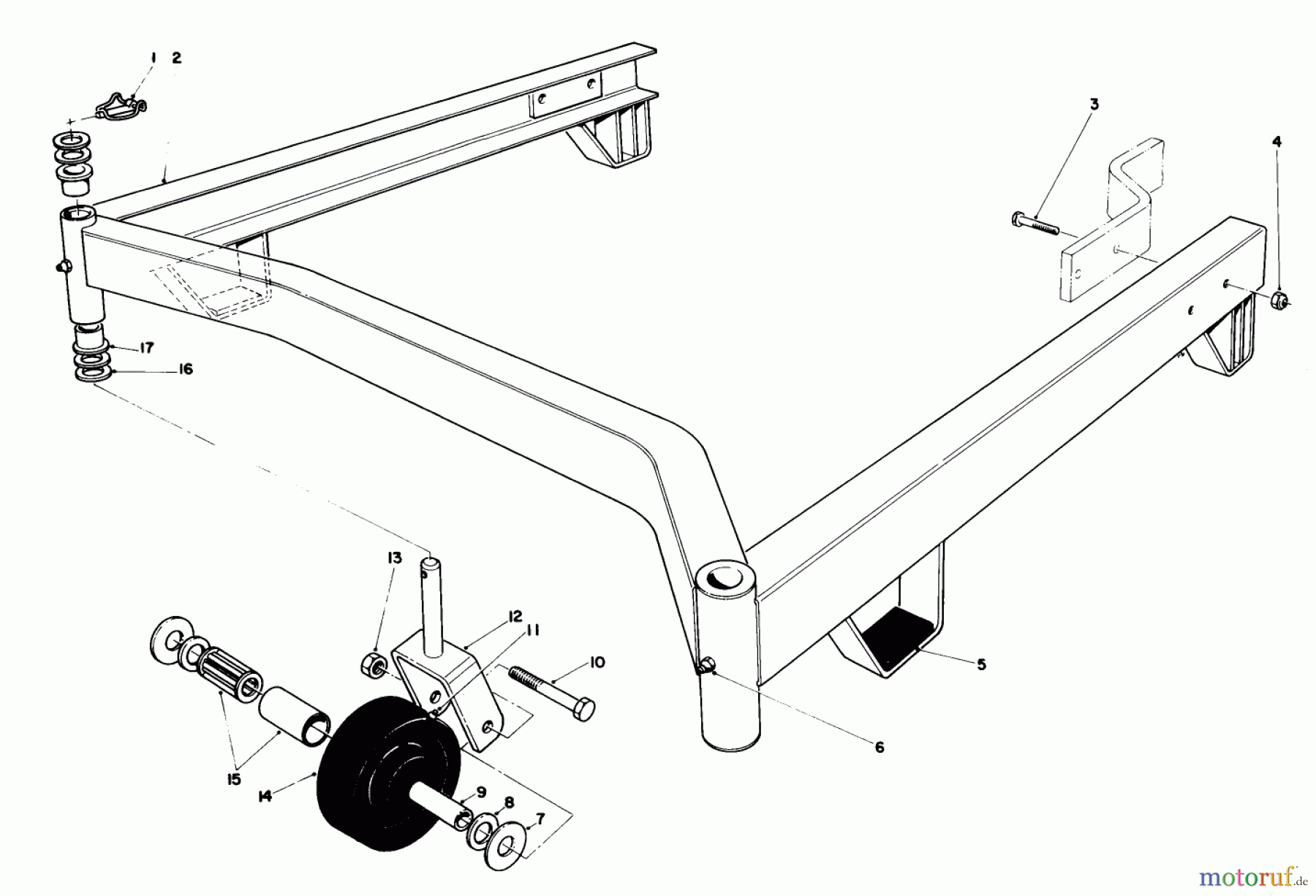 Toro Neu Mowers, Deck Assembly Only 30544 (120) - Toro 44