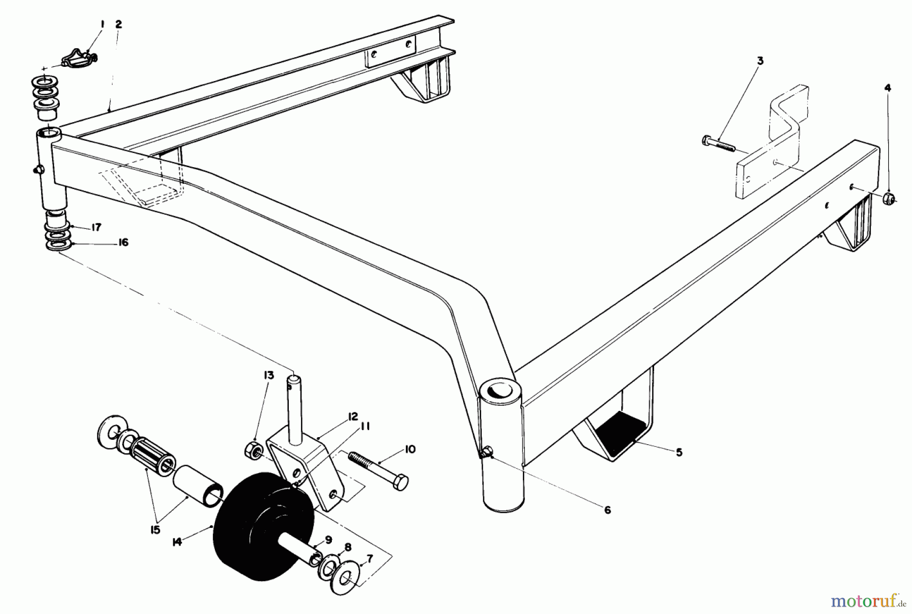 Toro Neu Mowers, Deck Assembly Only 30544 (120) - Toro 44