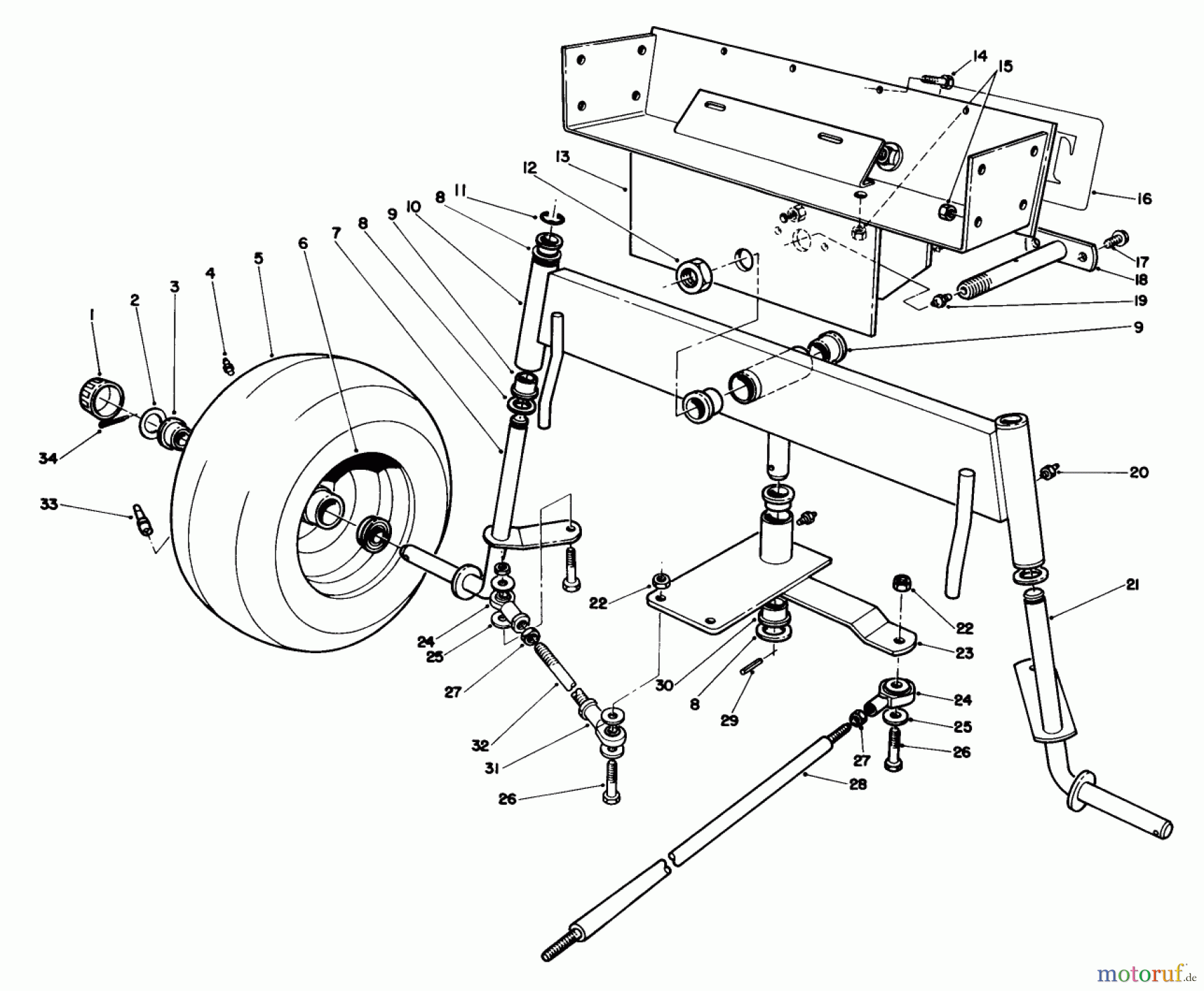 Toro Neu Mowers, Deck Assembly Only 30544 (120) - Toro 44
