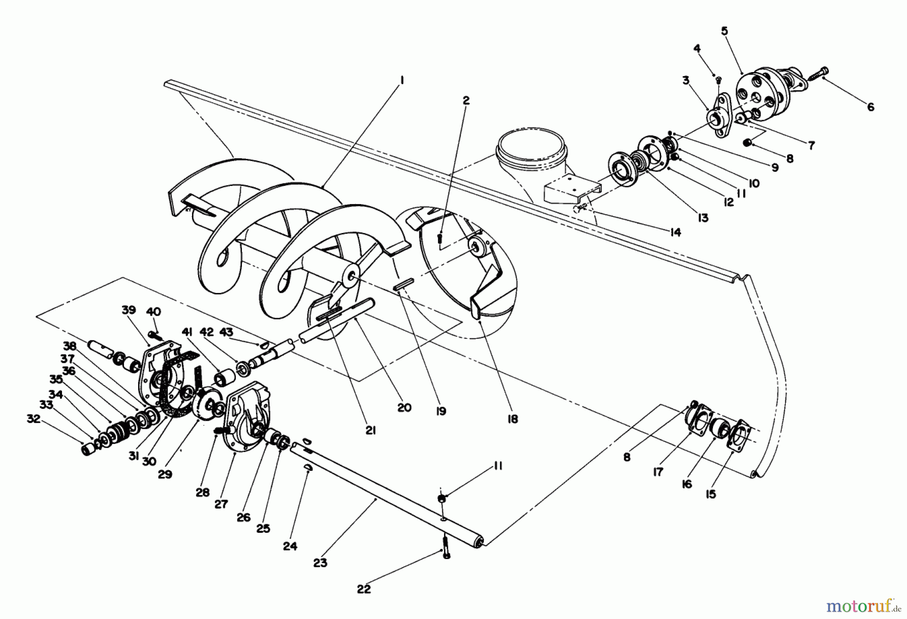  Toro Neu Mowers, Deck Assembly Only 30544 (120) - Toro 44