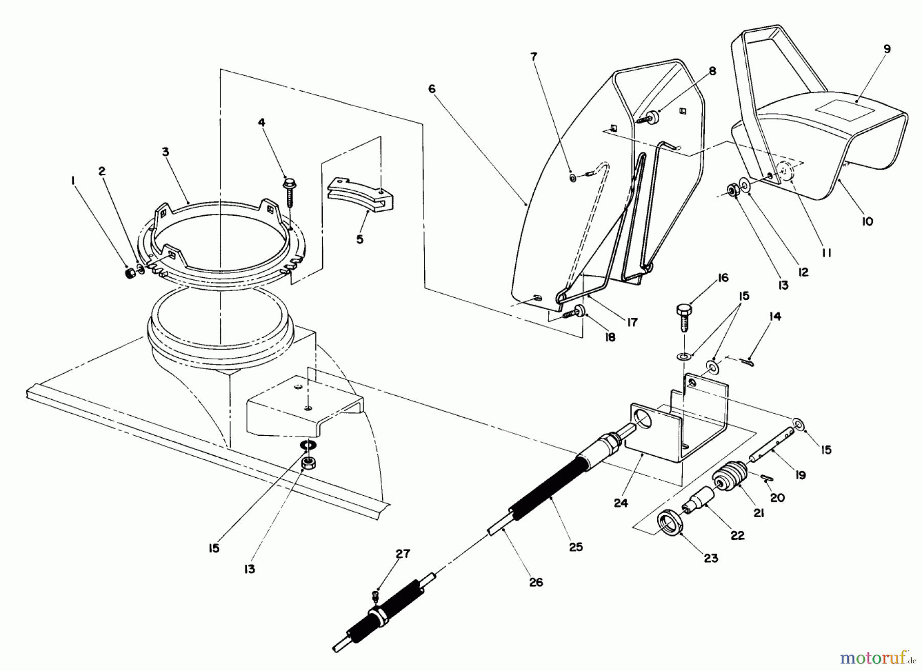  Toro Neu Mowers, Deck Assembly Only 30544 (120) - Toro 44