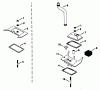 Toro 30544 (120) - 44" Side Discharge Mower, Groundsmaster 120, 1987 (700001-799999) Ersatzteile BREATHER & VENT-KOHLER ENGINE MODEL NO. KT17QS TYPE NO. 24324