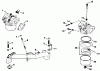 Toro 30544 (120) - 44" Side Discharge Mower, Groundsmaster 120, 1987 (700001-799999) Ersatzteile CARBURETOR-KOHLER ENGINE MODEL NO. KT17QS TYPE NO. 24324