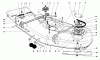 Toro 30544 (120) - 44" Side Discharge Mower, Groundsmaster 120, 1987 (700001-799999) Ersatzteile CUTTING UNIT MODEL NO. 30753 #1
