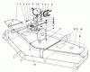 Toro 30544 (120) - 44" Side Discharge Mower, Groundsmaster 120, 1987 (700001-799999) Ersatzteile CUTTING UNIT MODEL NO. 30768 #2