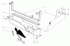 Toro 30544 (120) - 44" Side Discharge Mower, Groundsmaster 120, 1987 (700001-799999) Ersatzteile CUTTING UNIT MODEL NO. 30768 #4