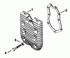 Toro 30544 (120) - 44" Side Discharge Mower, Groundsmaster 120, 1987 (700001-799999) Ersatzteile CYLINDER HEAD-KOHLER ENGINE MODEL NO. KT17QS TYPE NO. 24324