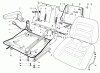Toro 30544 (120) - 44" Side Discharge Mower, Groundsmaster 120, 1987 (700001-799999) Ersatzteile DELUXE SUSPENSION SEAT KIT MODEL NO. 30756 (OPTIONAL)