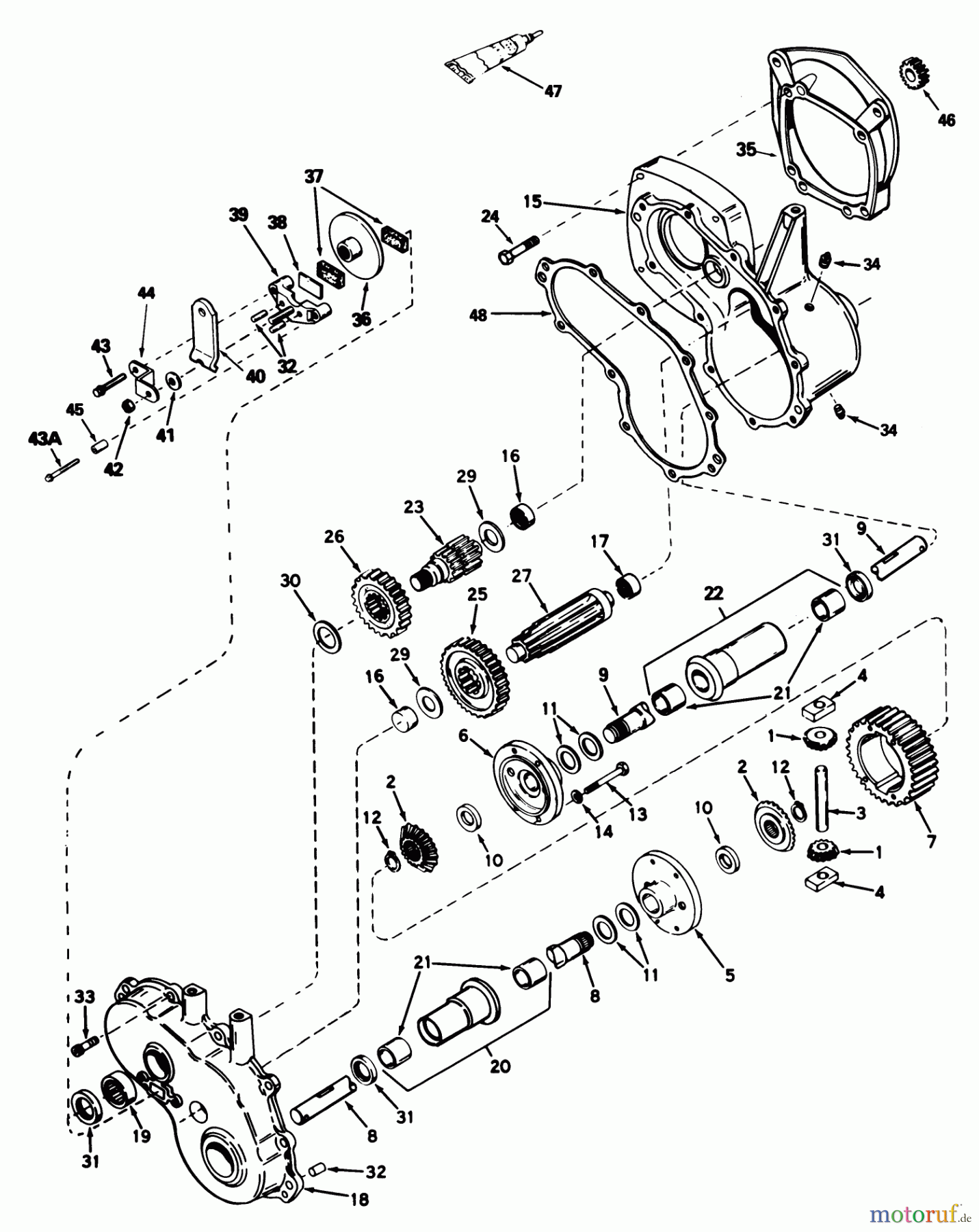 Toro Neu Mowers, Deck Assembly Only 30544 (120) - Toro 44