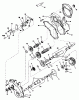 Toro 30544 (120) - 44" Side Discharge Mower, Groundsmaster 120, 1987 (700001-799999) Ersatzteile GEAR REDUCTION & DIFFERENTIAL NO. 1310-001A