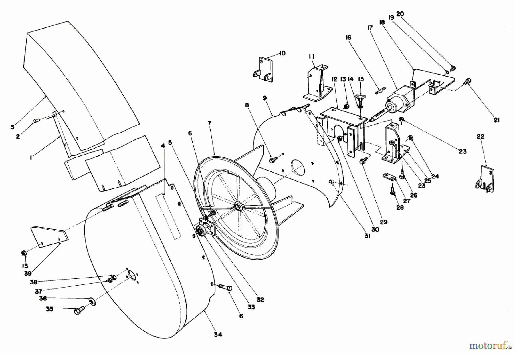 Toro Neu Mowers, Deck Assembly Only 30544 (120) - Toro 44