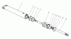 Toro 30544 (120) - 44" Side Discharge Mower, Groundsmaster 120, 1987 (700001-799999) Ersatzteile HYDRAULIC LIFT CYLINDER NO. 54-0150