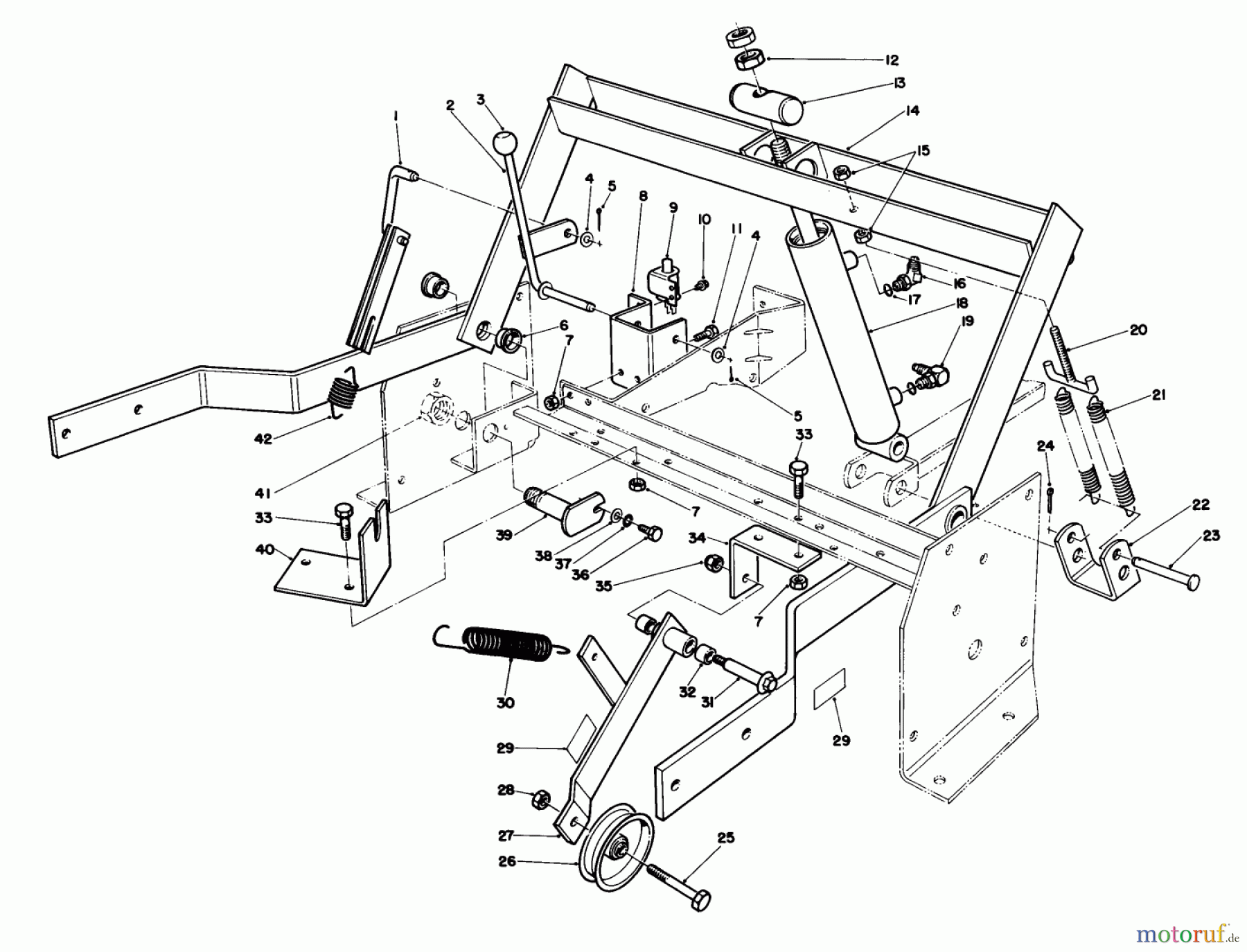  Toro Neu Mowers, Deck Assembly Only 30544 (120) - Toro 44