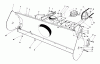 Toro 30544 (120) - 44" Side Discharge Mower, Groundsmaster 120, 1988 (800001-899999) Ersatzteile 44" SNOW THROWER MODEL NO. 30761 (OPTIONAL) #1