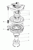 Toro 30544 (120) - 44" Side Discharge Mower, Groundsmaster 120, 1988 (800001-899999) Ersatzteile CLUTCH ASSEMBLY N0. 54-0220