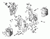 Toro 30544 (120) - 44" Side Discharge Mower, Groundsmaster 120, 1988 (800001-899999) Ersatzteile CRANKCASE KOHLER ENGINE MODEL NO. KT17QS TYPE NO. 24324