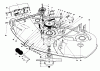 Toro 30544 (120) - 44" Side Discharge Mower, Groundsmaster 120, 1988 (800001-899999) Ersatzteile CUTTING UNIT MODEL NO. 30544 #1