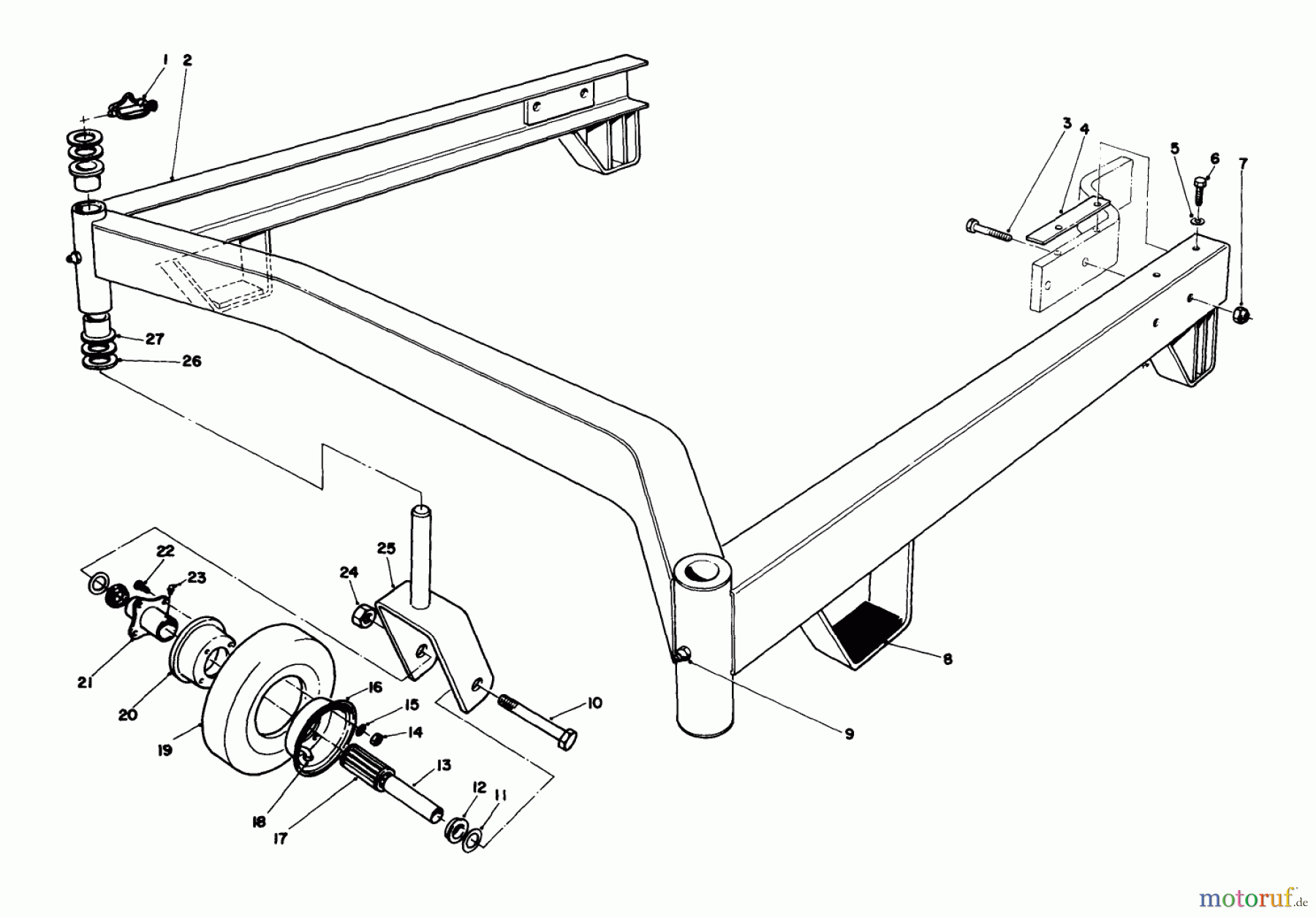 Toro Neu Mowers, Deck Assembly Only 30544 (120) - Toro 44