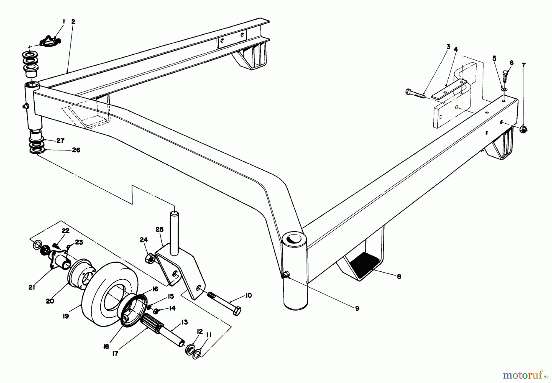  Toro Neu Mowers, Deck Assembly Only 30544 (120) - Toro 44