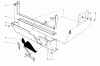Toro 30544 (120) - 44" Side Discharge Mower, Groundsmaster 120, 1988 (800001-899999) Ersatzteile CUTTING UNIT MODEL NO. 30768 #4