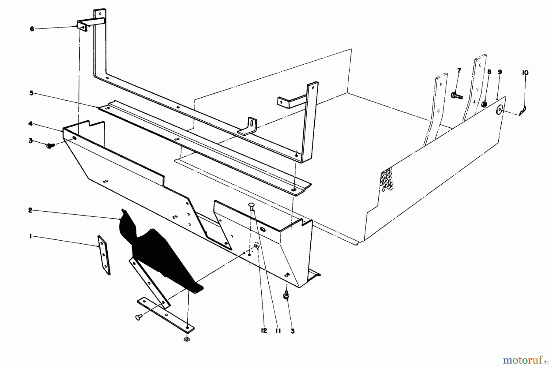 Toro Neu Mowers, Deck Assembly Only 30544 (120) - Toro 44