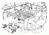 Toro 30544 (120) - 44" Side Discharge Mower, Groundsmaster 120, 1988 (800001-899999) Ersatzteile FRAME & JACKSHAFT ASSEMBLY