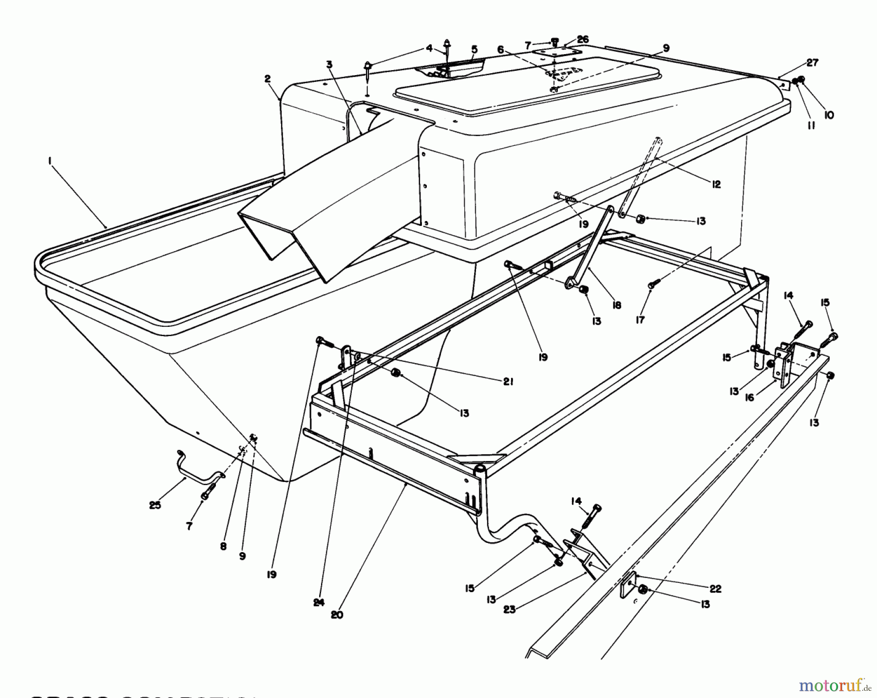 Toro Neu Mowers, Deck Assembly Only 30544 (120) - Toro 44