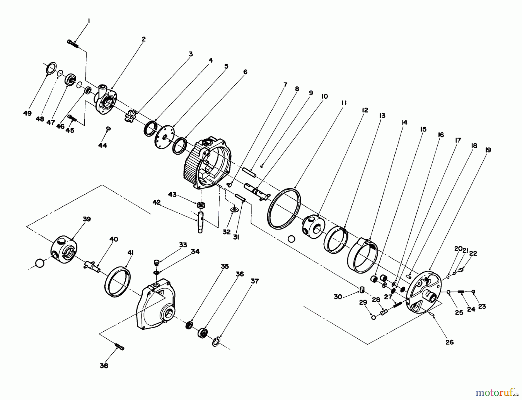 Toro Neu Mowers, Deck Assembly Only 30544 (120) - Toro 44