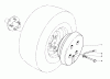 Toro 30544 (120) - 44" Side Discharge Mower, Groundsmaster 120, 1988 (800001-899999) Ersatzteile WHEEL WEIGHT KIT MODEL NO. 56-6620 (OPTIONAL) (FOR 44" SNOW THROWER MODEL NO. 30761)