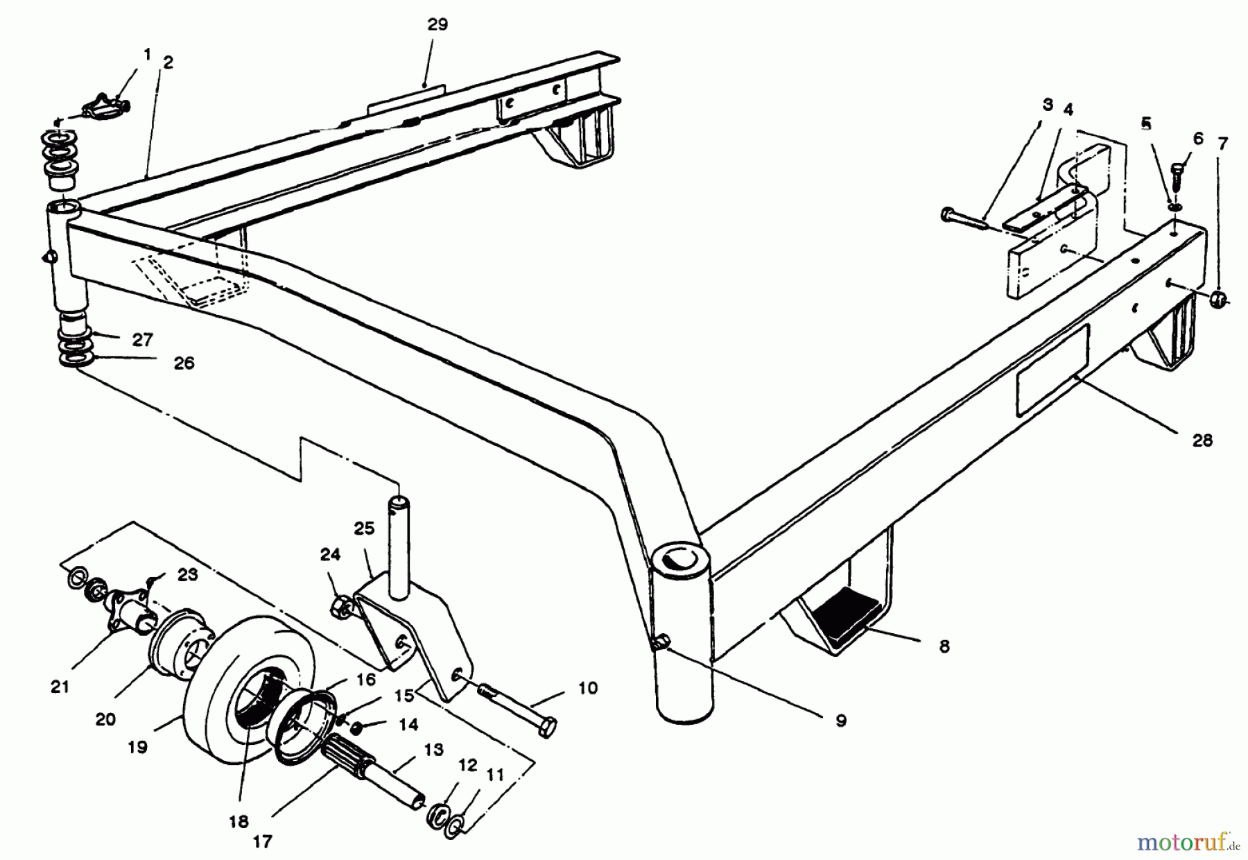 Toro Neu Mowers, Deck Assembly Only 30544 (120) - Toro 44