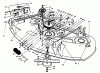 Toro 30544 (120) - 44" Side Discharge Mower, Groundsmaster 120, 1994 (490001-499999) Ersatzteile DECK & SPINDLE ASSEMBLY